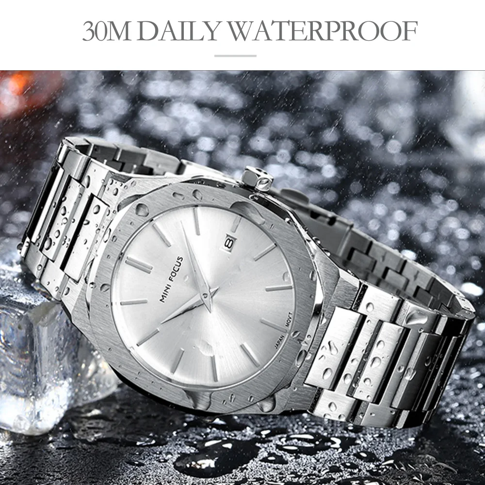 MINI FOCUS MF0620G Fashion Casual Watch-Japanese Quartz Movement
