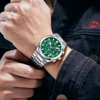 Wholesale MINI FOCUS MF0614G Men's Stainless Steel Business Watch - 3 Image