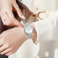 MINI FOCUS MF0626L Women's Mother of Pearl Quartz Watch with Date - 5 Image
