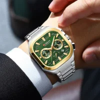 CURREN 8496 Mens Chronograph Quartz Watch Date & 24H Waterproof - 5 Image