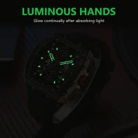 MINI FOCUS MF0399G Original Luxury Men Chronograph Quartz Watches - 0 Image