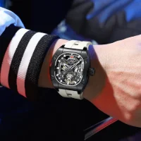 MINI FOCUS MF0618G Men's Fashion Automatic Mechanical Wristwatch - 5 Image