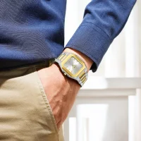 REWARD Men's RD613151M Ultra-Thin Square Quartz Watch 30M Water Resistant - 7 Image