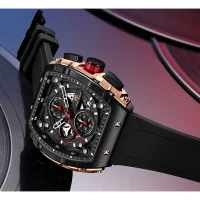 MINI FOCUS MF0399G Original Luxury Men Chronograph Quartz Watches - 4 Image