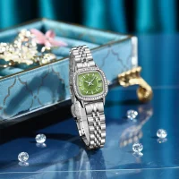 Reward RD212061L Waterproof Square Diamond Lady Bracelet Luxury Dress Watch - 6 Image