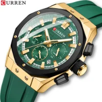 In Stock Bulk Wholesale CURREN 8464 Sport Chronograph Men Watch Dropshipping - 1 Image