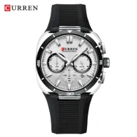 Curren 8502 High Quality Elegant Waterproof Luminous Men's Watch - 4 Image