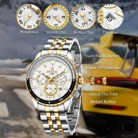 REWARD VIP RD81101M Wholesale Men's Chronograph Sports Watch Bulk - 4 Image