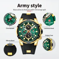 Reward Mens Watches RD83016M Luxury Chronograph Sport Watch - 5 Image