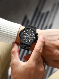 REWARD Men's Honeycomb Chronograph Stainless Steel Watch RD813050M - 5 Image