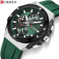 CURREN 8462 1/10 Sec Chronograph Quartz Watch for Men 30M Waterproof - 2 Image