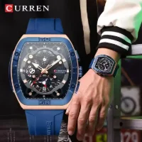 CURREN 8443 Wholesale Men's Chronograph Silicone Watch 3ATM In Stock - 4 Image