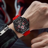 MINI FOCUS MF0402G Auto Date 3-Subdial Men's Chronograph Watches - 7 Image
