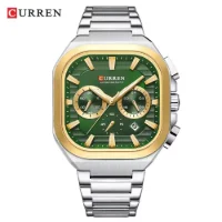 CURREN 8496 Mens Chronograph Quartz Watch Date & 24H Waterproof - 7 Image