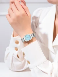 Reward RD212526L Women Square Case Round Dial Luminous Vintage Slim Watch - 2 Image