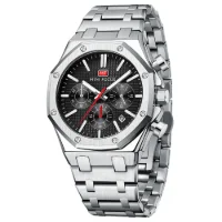 MINI FOCUS MF0609G Wholesale Business Quartz Men's Watch – Ready to Ship Luminous Chronograph Watches - 4 Image
