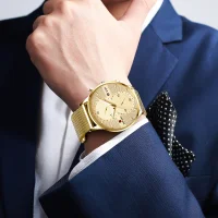 Reward RD82001M Men's Luxury Waterproof Ultra Thin Wrist Watches - 6 Image
