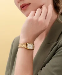 REWARD RD211510L Luxury Tonneau Square Case Women Quartz Watch Mineral Glass Steel Bracelet Classic Lady Watch OEM - 5 Image