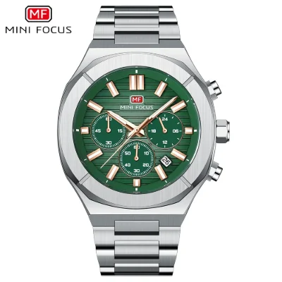 MINI FOCUS MF0612G Wholesale Quartz Chronograph Men's Watch with Luminous Hands & Calendar–Bulk Supplier