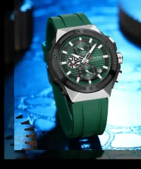 CURREN 8462 1/10 Sec Chronograph Quartz Watch for Men 30M Waterproof - 3 Image