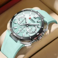 Curren 8502 High Quality Elegant Waterproof Luminous Men's Watch - 3 Image