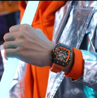 Curren 8438 Fashion Casual Sport Quartz Watch For Men|30M Water Resistant - 3 Image