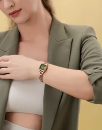 Reward RD211513L Elegant Women Wristwatch Luxury Slim Square Quartz Waterproof Fashion Dress Watch - 6 Image