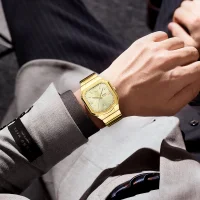 REWARD RD613377M Men's Large Square Waterproof Quartz Steel Watch - 2 Image