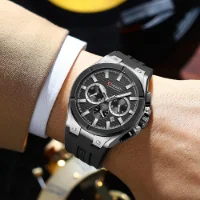 Curren 8487 Original Glow in the Dark Men's High Quality watches - 5 Image