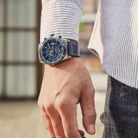 MF0175G MINI FOCUS Men's Fashion Quartz Watch | Leather Strap Date Chronograph Wholesale - 5 Image