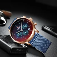 Reward RD82004M Men's Color-Changing Glass Chronograph Watch - 4 Image