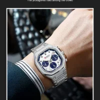 Curren 8459 Men's Watch Chronograph Classic Sport Luminous Watches - 3 Image