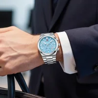 Wholesale MINI FOCUS MF0614G Men's Stainless Steel Business Watch - 4 Image