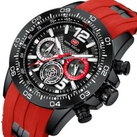 MINI FOCUS MF0290G Men's Sports Quartz Watch Wholesale | Silicone Strap Chronograph Watch - 2 Image