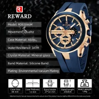 Reward RD83046M VIP Watches  Luxury Quartz Men watch - 7 Image