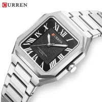 Wholesale CURREN 8482 Men's Luxury Square Watch – Roman Numeral Dial & 30M Waterproof - 1 Image