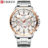 CURREN Original Factory Dropship 8363 Factory Wholesale Chronograph Watch - 7 Image