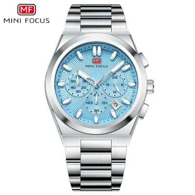 Wholesale MINI FOCUS MF0614G Men's Stainless Steel Business Watch