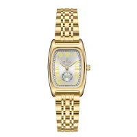 REWARD RD211510L Luxury Tonneau Square Case Women Quartz Watch Mineral Glass Steel Bracelet Classic Lady Watch OEM - 0 Image
