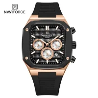 rose gold - black
