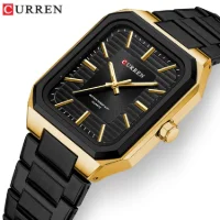 CURREN 8457 Wholesale Square Stainless Steel Quartz Men's Watch - 5 Image