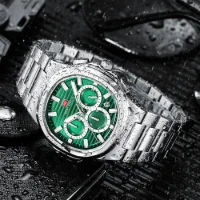 MINI FOCUS MF0610G Wholesale Men's Business Quartz Watch–Ready to Ship Luminous Multi-Function Watches - 3 Image