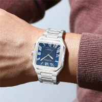 CURREN 8482 Original Mens Square Stainless Steel Watch | Supplier - 8 Image