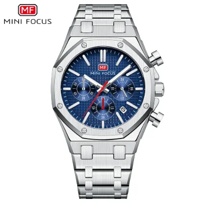 MINI FOCUS MF0609G Wholesale Business Quartz Men's Watch – Ready to Ship Luminous Chronograph Watches