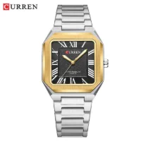CURREN 8482 Original Mens Square Stainless Steel Watch | Supplier - 1 Image