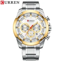 Curren 8361 Luxury Men Analog Luminous Hands Wristwatch Wholesale - 5 Image