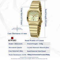 REWARD RD611264L Casual Gift Women Stylish Simple Watch Auto Date - 5 Image
