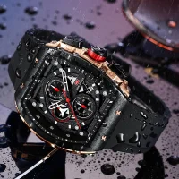 MINI FOCUS MF0399G Original Luxury Men Chronograph Quartz Watches - 6 Image