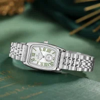 REWARD RD211510L Luxury Tonneau Square Case Women Quartz Watch Mineral Glass Steel Bracelet Classic Lady Watch OEM - 3 Image