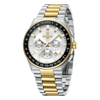 Reward 2026 Mens Luxury Wristwatch Solid Stainless Steel Band Waches RD813150M